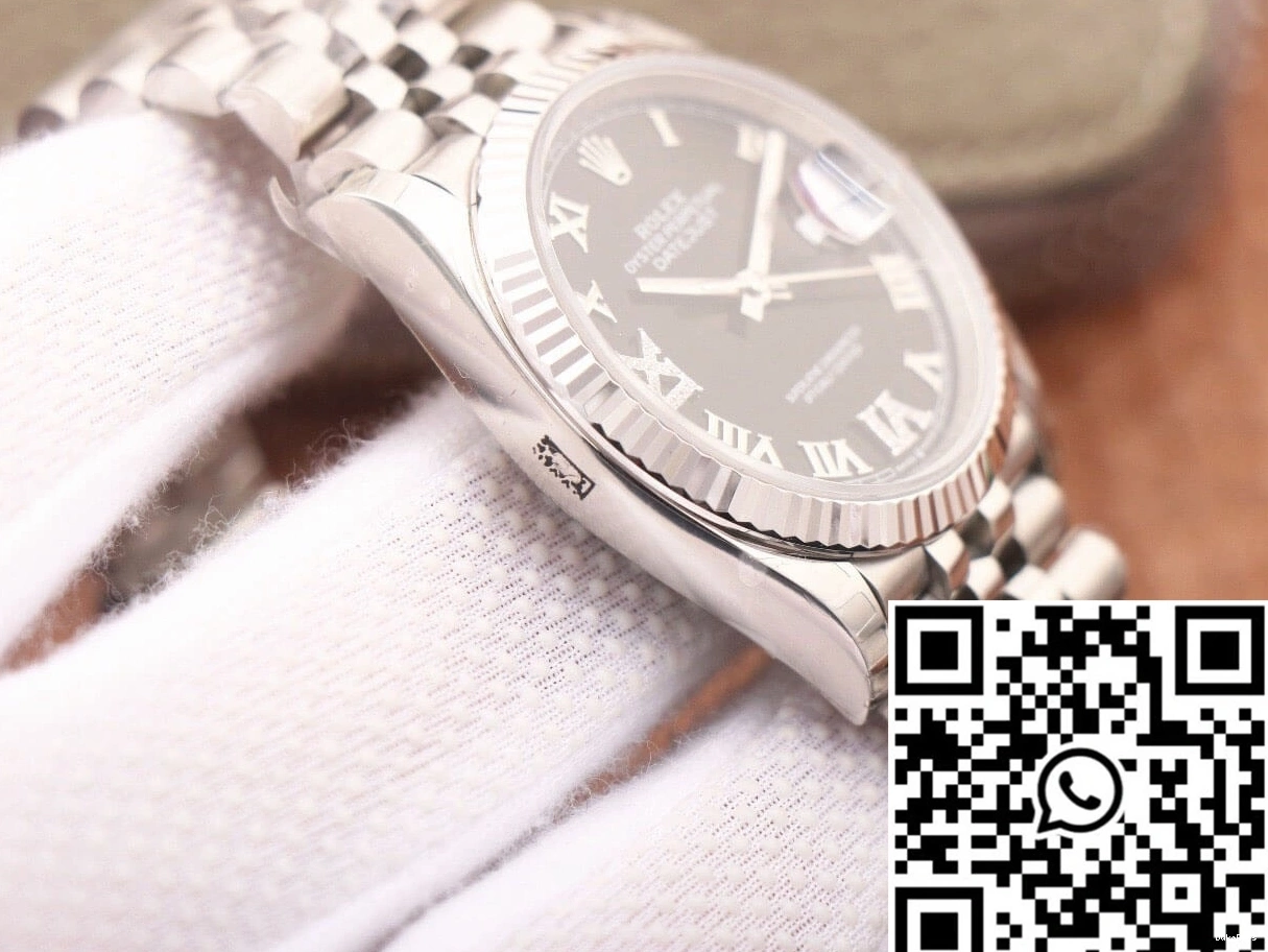 M126233 Datejust EW Rolex Factory Diamond-set Black Dial 0319